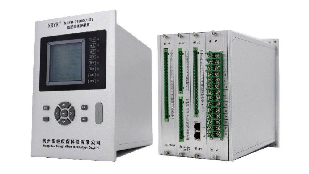 东继仪保防逆流保护装置的过电压保护和低电压保护的动作时间分别是多少？